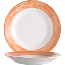 ARCOROC Brush Orange Teller tief 22,5cm * 6er