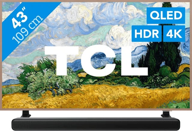 TCL QLED 43 inch A400 Pro (2026) TV met TCL S45H 2.0 Soundbar