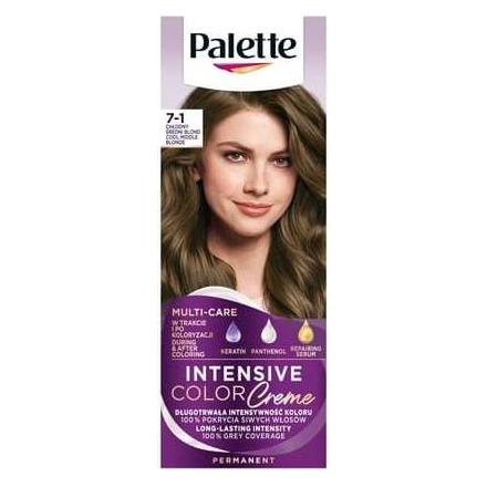 Palette Intensive Color Creme Cream Hair Dye 7-1 Cool Mediumonde (7-1) (35818646)