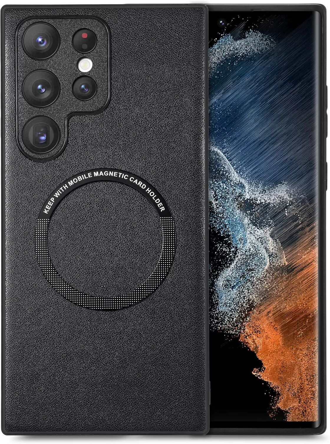 INF Magnetische Kunstleder-Handyhülle für Samsung Samsung Galaxy S24