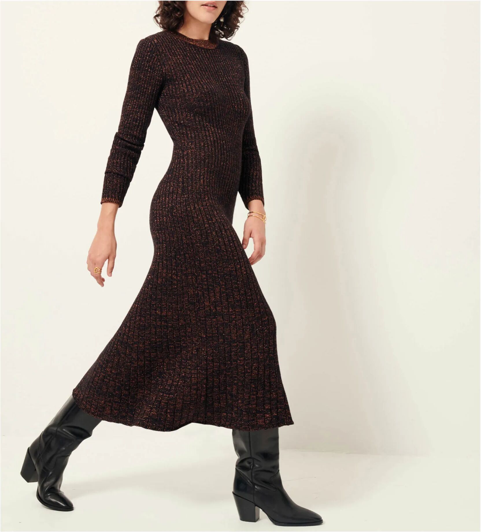 Sessùn Robe Maniluz Marron M