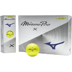 Mizuno Golfbälle Pro X - 12er Pack, gelb