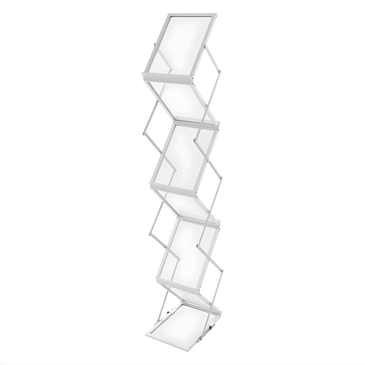 Happiq Tijdschriftenhouder Zilver