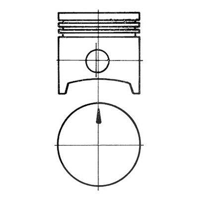 Kolbenschmidt Kolben [Hersteller-Nr. 91322731]