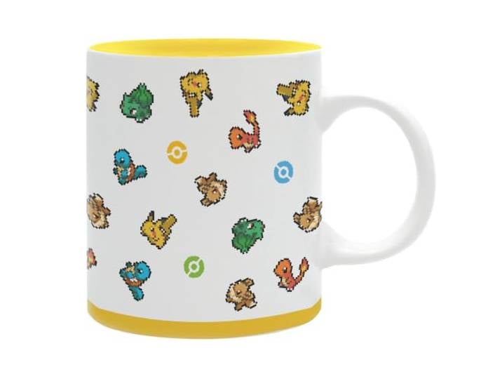 ABYSTYLE – Mug POKEMON Pixel Art – Produit Officiel – 320 ml – Céramique