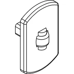 HSK Ersatzteile Kugelraste, komplett, Weiß, E30350-04 E30350-04
