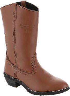 Western Digital Work Men's 12"" Waterproof - 8 Brown Boot E3"