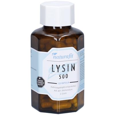 Naturafit Lysin 500 Kapseln 120 St