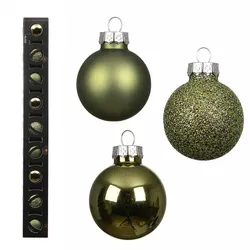 Christmas Decorations 9 Weihnachtskugeln Glas 3cm Christbaumkugeln Weihnachtsbaumkugeln Christbaumschmuck Weihnachtsbaumschmuck Rosmarin
