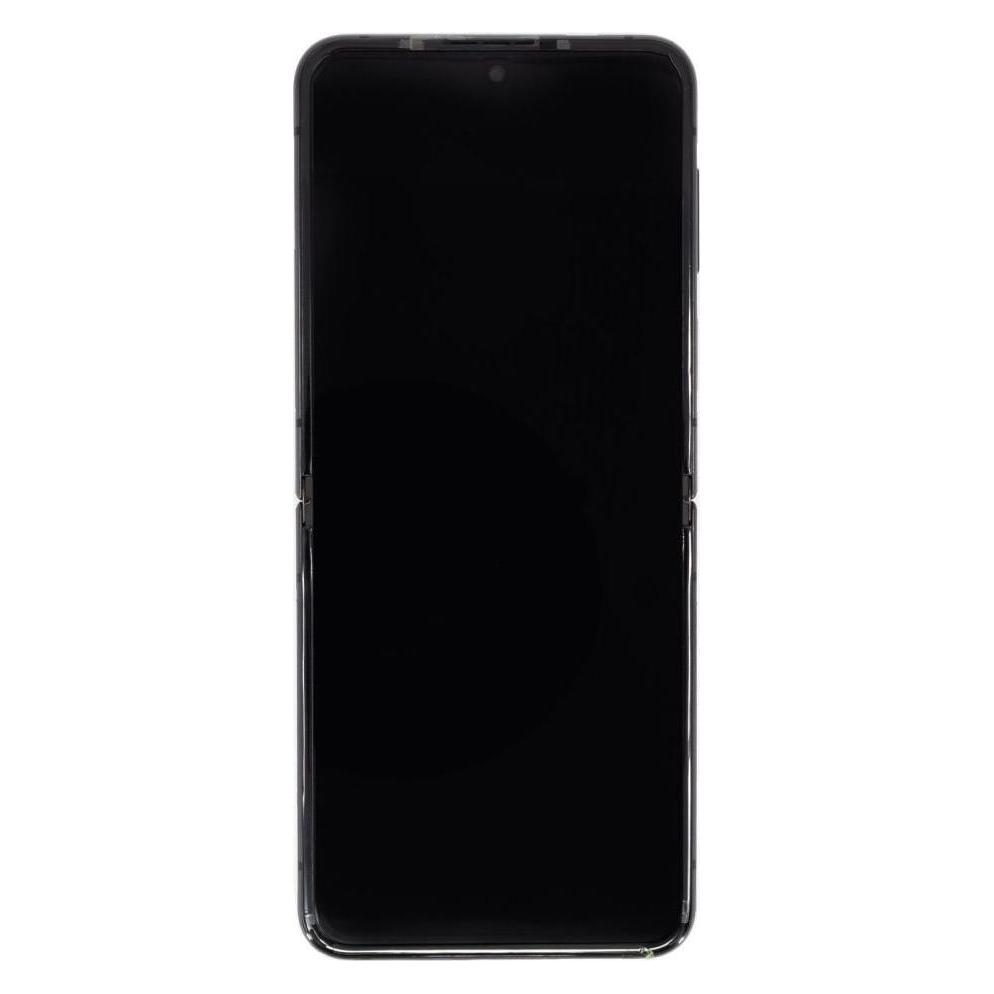 Samsung LCD-Display + Touch + Frontabdeckungseinheit F721 Galaxy Z Flip 4 5G Graphit (Service Pack) (Display) (GH82-29440A)