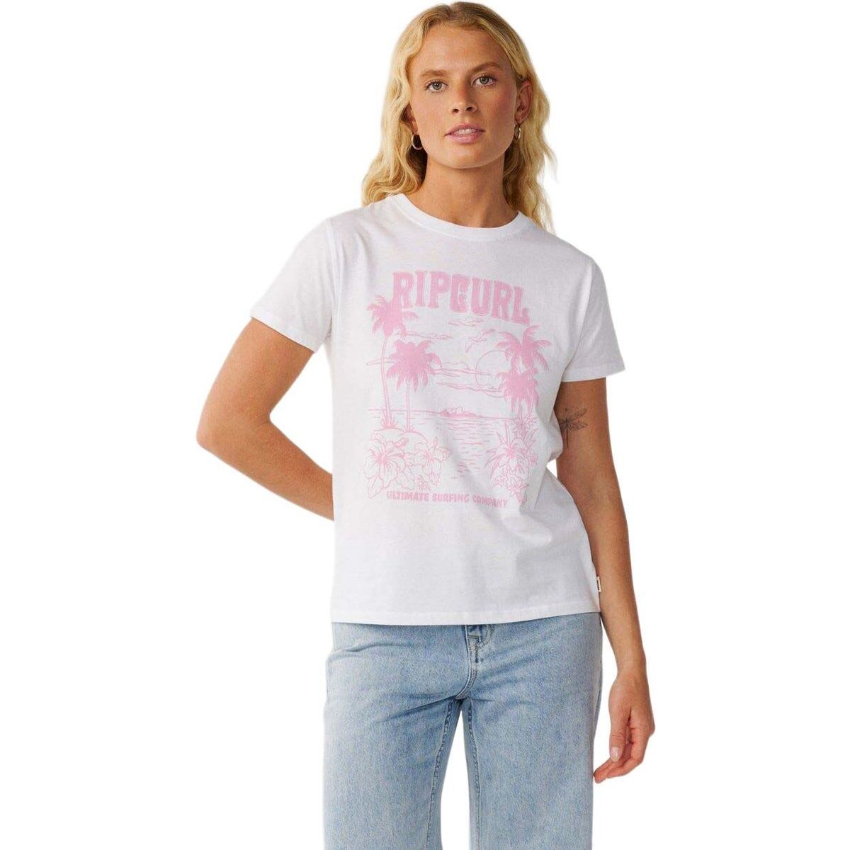 RipCurl Bossa Nova Standard Tee white (1000) S 0QGWTE-1000-S