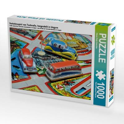 CALVENDO Puzzle Verkehrsspiel von Technofix, hergestellt in Ungarn | 1000 Teile Lege-Größe 64x48cm Foto-Puzzle für glückliche Stunden