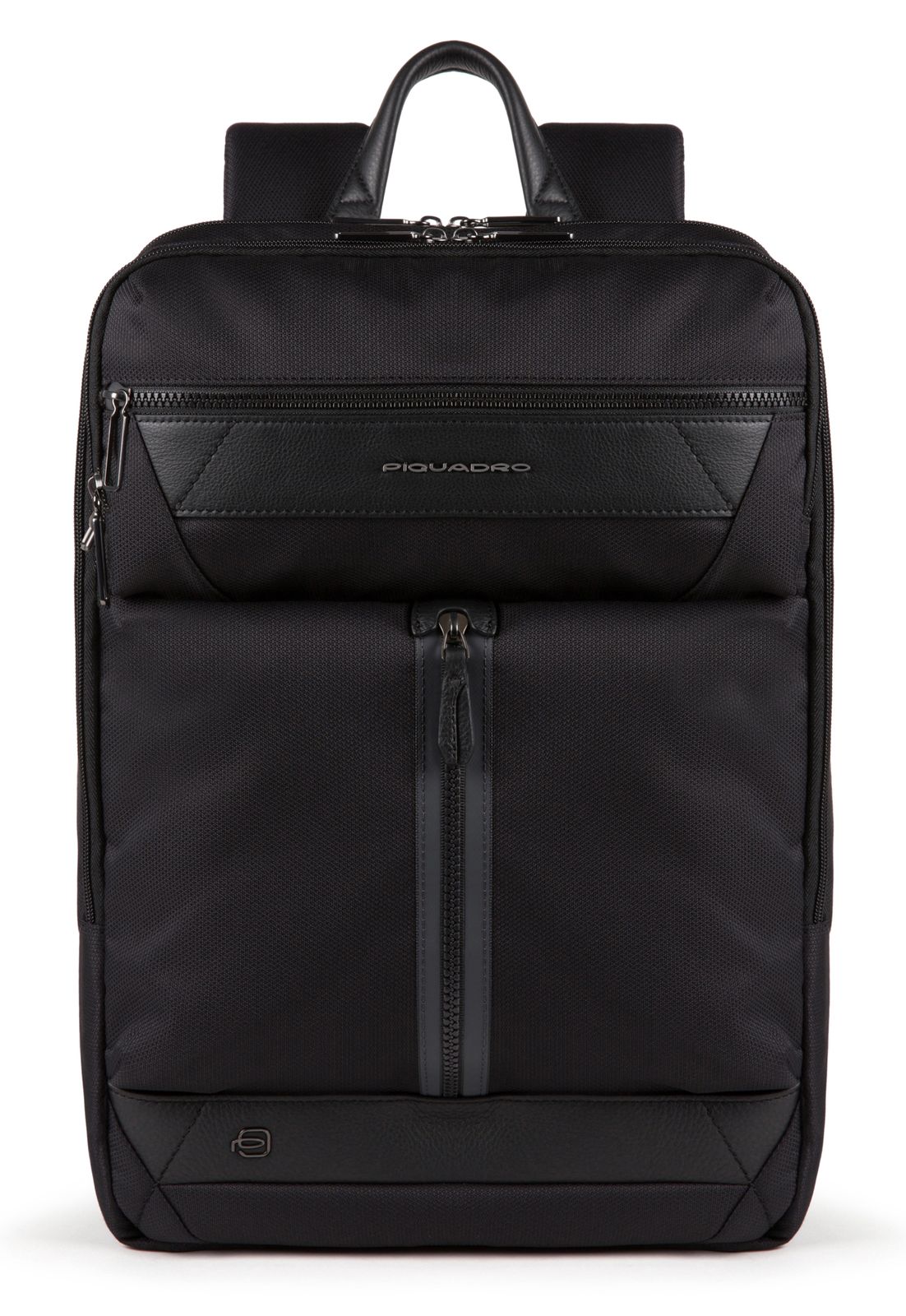 Piquadro Rucksack aus Stoff in Schwarz