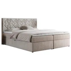 BOXBETT LEILA 160/200 Beige Struktur - H4