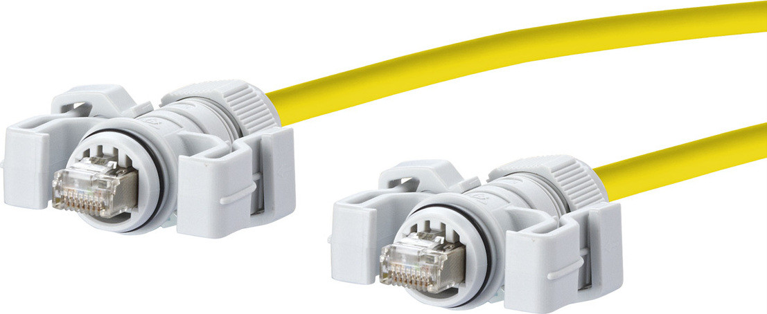 Metz Connect E-DAT industriële patchkabel V6, IP67, 10 meter
