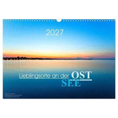 Lieblingsorte an der Ostsee (Wandkalender 2027 DIN A3 quer), CALVENDO Monatskalender