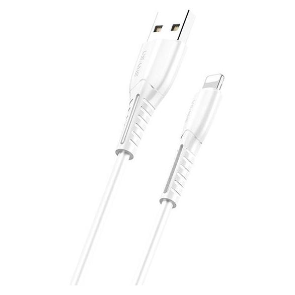 Usams Kabel U35 lightning 2A Fast Charge 1m biały/white SJ364USB02 (US-SJ364) (1 m) (SJ364USB02)