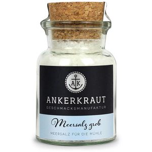 ANKERKRAUT Salz im Glas, grobes Meersalz, ohne Rieselhilfe, 170 g