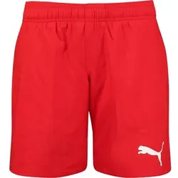 PUMA Kinder Shorts SWIM BOYS MEDIUM LENGTH SHORTS, Größe 140 in Rot Rot