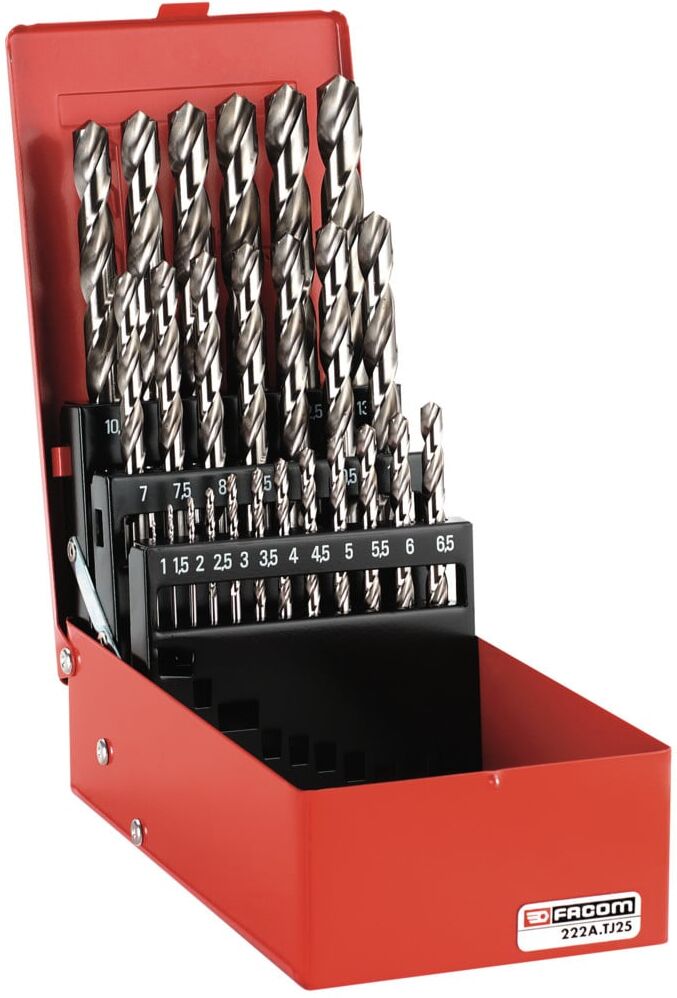 Facom Sortiment Gefräste Bohrer Set, 50-tlg (222A.TJ50)