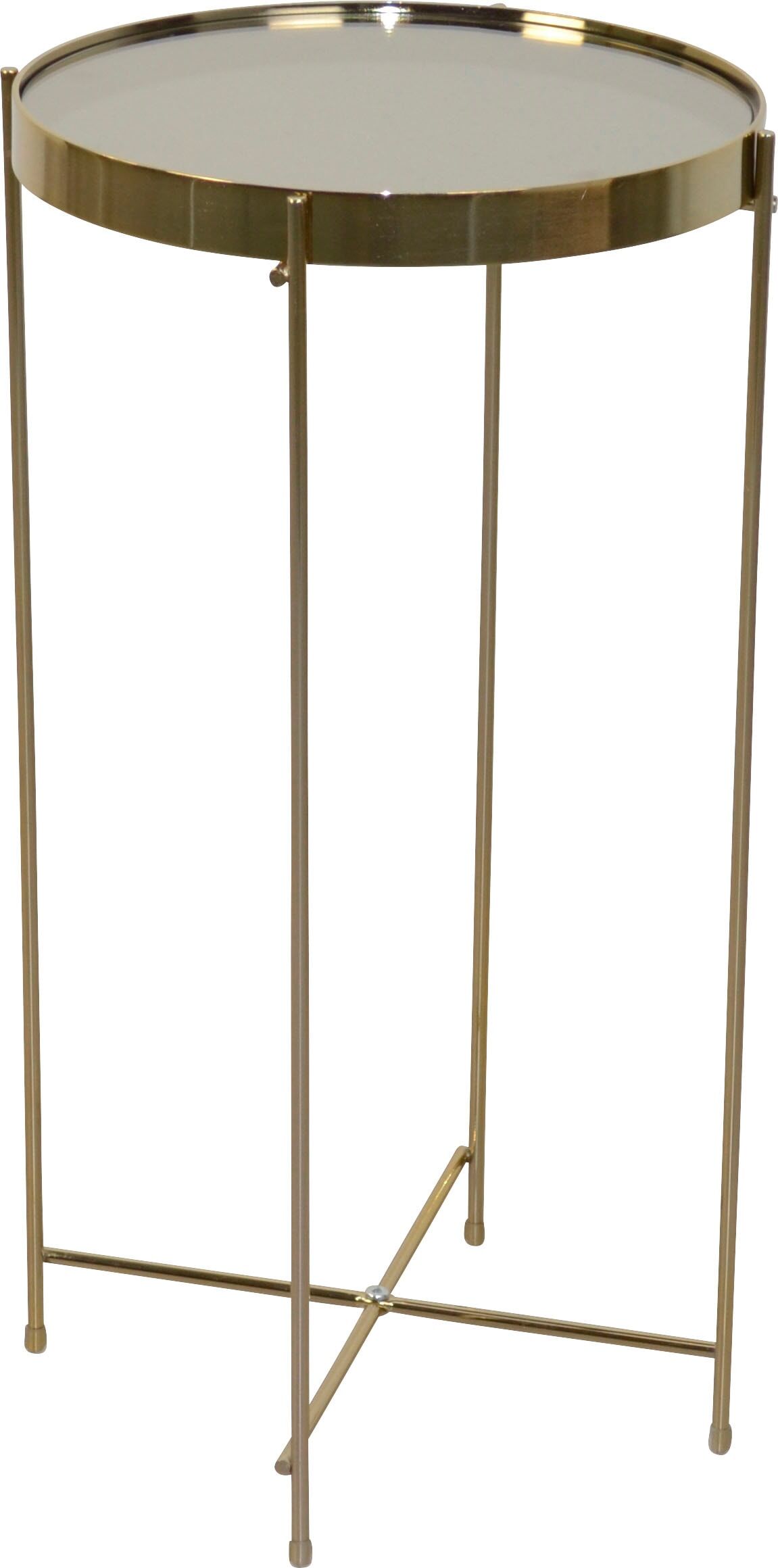 Beistelltisch INOSIGN, gold (goldfarben), H:60cm, Tische, Beistelltisch goldfarben B/H/T: 60cm