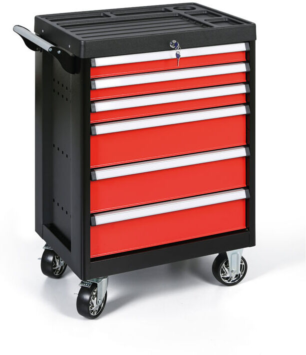 B2B Partner Werkzeugwagen, 6 Schubladen, 965 x 664 x 464 mm