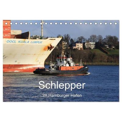 Schlepper im Hamburger Hafen (Tischkalender 2027 DIN A5 quer), CALVENDO Monatskalender