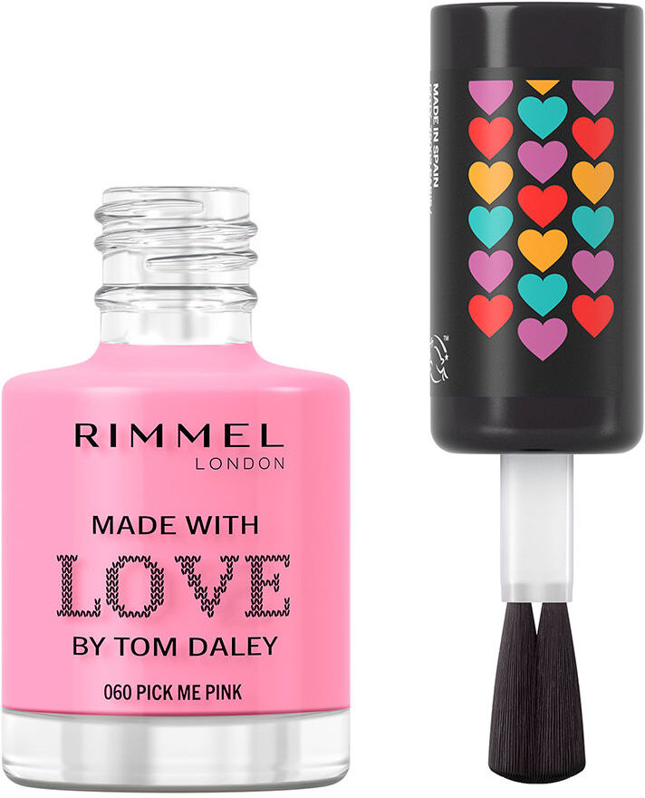 Rimmel London Made With Love by Tom Daley vernis à ongles #060-pick me rose