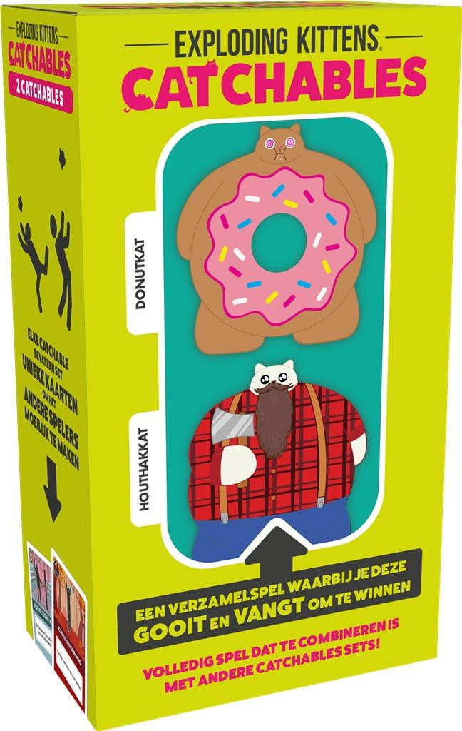 Exploding Kittens Catchables Houthakkat & Donutkat door Asmodee