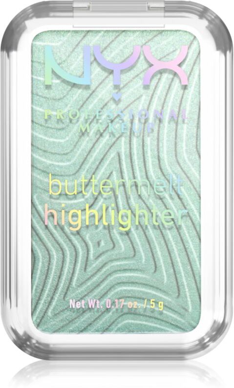 NYX Professional Makeup Buttermelt Highlighter Highlighter Skygge butta mint 20 5 g
