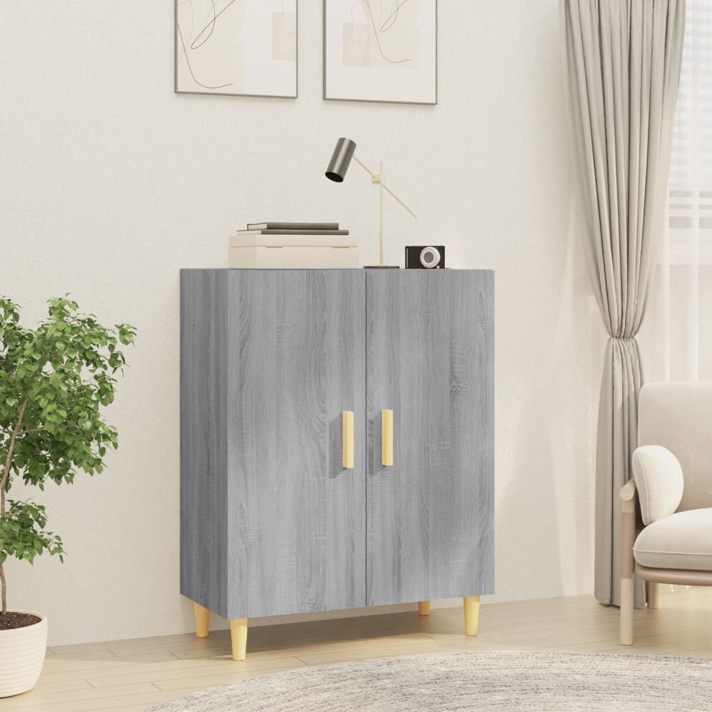 17 Stories Jarrelle 70cm Sideboard Grey 90cm H X 70cm W X 34cm D