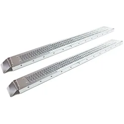Helloshop26 - 2x Laderampe 160x22,5x4,5cm 400kg verzinkter Stahl-Kollisionsschutz 16_0001221
