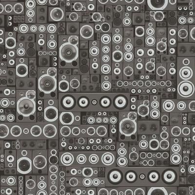 Galerie Wallcoverings Grunge Geometric Speakers Effect Non-woven Matte Wallpaper Roll