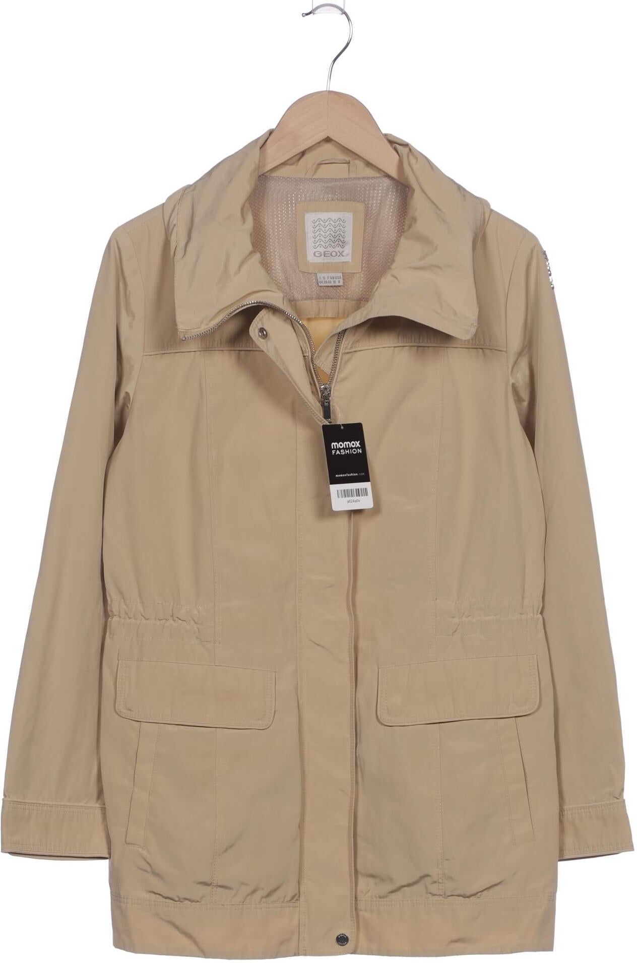Geox Damen Mantel, Beige, Gr. EU 38, Synthetik - Second Hand