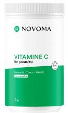 Novoma Vitamine C Immunité Tonus & Vitalité en Poudre 1 kg - Pot 1000 g