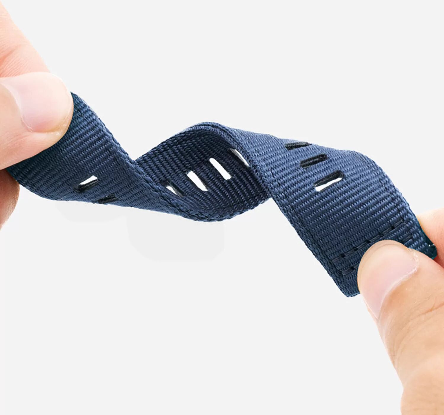 INF Bracelet de montre en nylon pour Garmin Forerunner 255/265/245 Smartwatch Bleu M