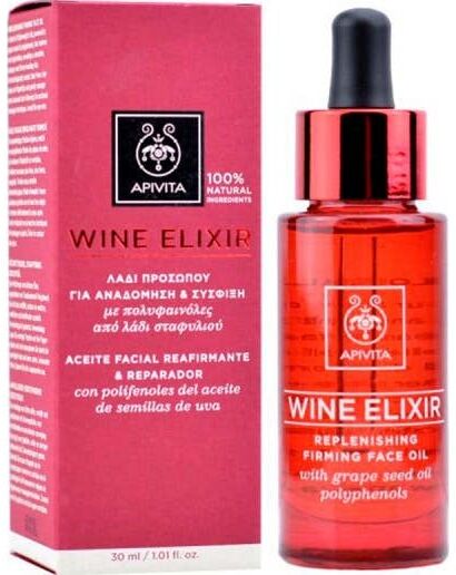 Apivita Wine Elixir Aceite Facial Reafirmante Reparador 30 ml