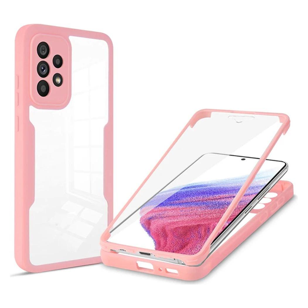Techsuit - ColorVerse 360 Series + Screen Protector - Samsung Galaxy A53 5G - Pink (Samsung Galaxy A53 5G) (56358341)