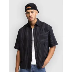 Redefined Rebel RRDrake Oversized Fit Hemd black Gr. L