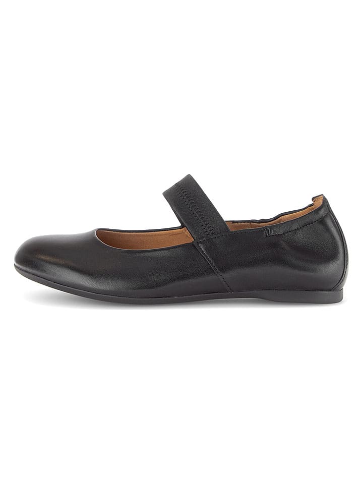 Gabor Leder-Ballerinas in Schwarz - 40,5