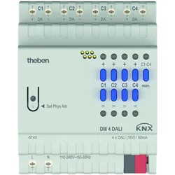 Theben, Aktor, Dm 4 Dali Knx (Dimmaktor)