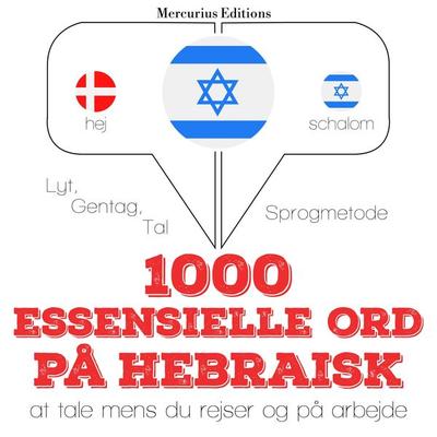 1000 essentielle ord på hebraisk - JM Gardner, Audio, 9782821128439
