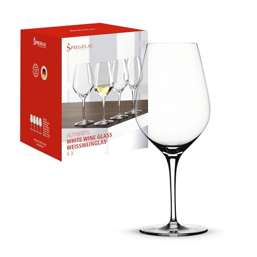 Spiegelau Authentis Witte Wijnglas Set van 4, 42 cl, Transparant