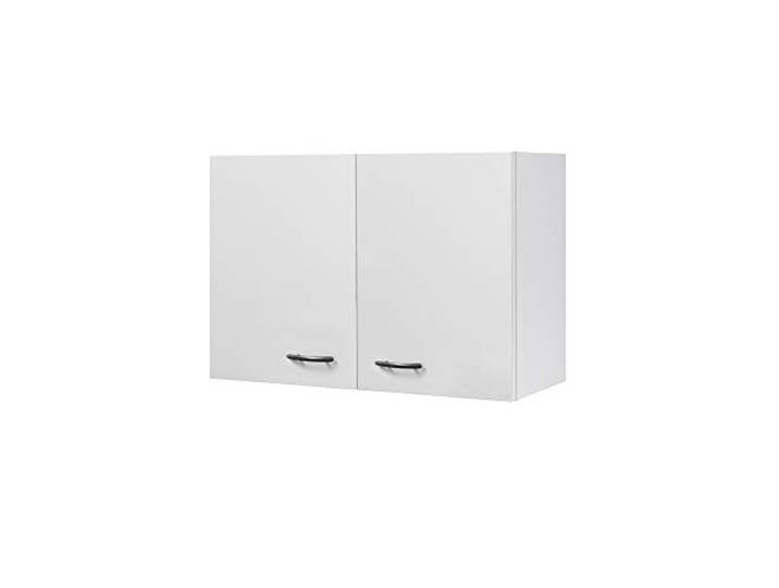 Flex-Well Küchen-Hängeschrank UNNA - Oberschrank vielseitig einsetzbar - 2-türig - Breite 80 cm - Weiß