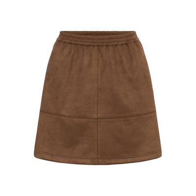 Midirock KAFFE "KAFFE Rock KAaster", Damen, Gr. 44, braun (partridge cc), Röcke