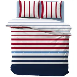 Nautica Finn Doppel Bettbezugsset, 200x200, 2x80x80