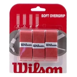 Wilson - Soft Overgrip - 3er Packung - dunkelorange