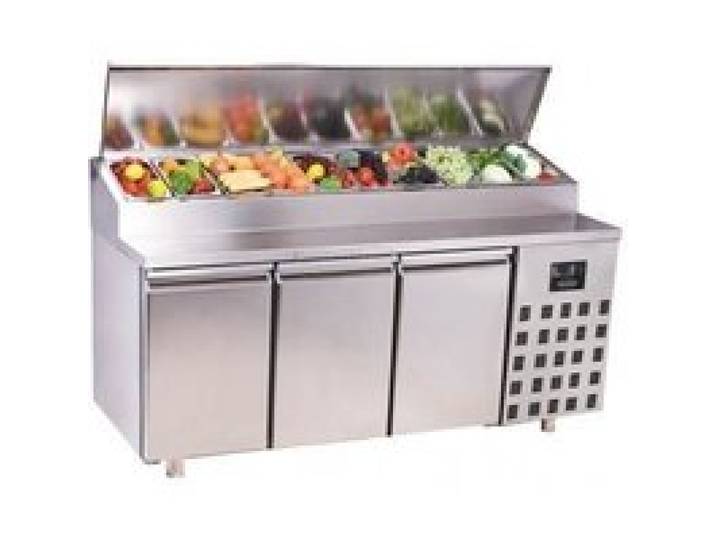 Saladette réfrigérée compacte - Combisteel - 10 x GN 1/3 - Ventilateur - Automatique