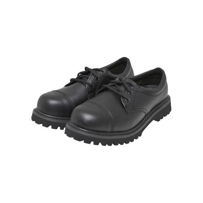 Stiefel BRANDIT "Brandit Vegantom 3 Eyelet Boots", Damen, Gr. 44, schwarz, Leder, unifarben, Schuhe Stiefel