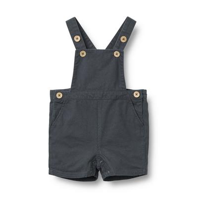 Kurzoverall WHEAT "WHEAT Overall Erik", Mädchen, Gr. 62, ink, 100% Baumwolle (Bio), unifarben, normal, Overalls Kurzoverall